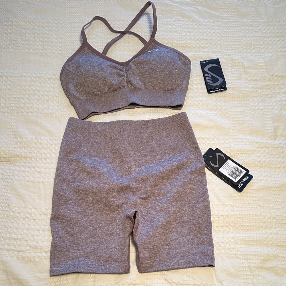 Women's TLF Sports Bra and Shorts Set